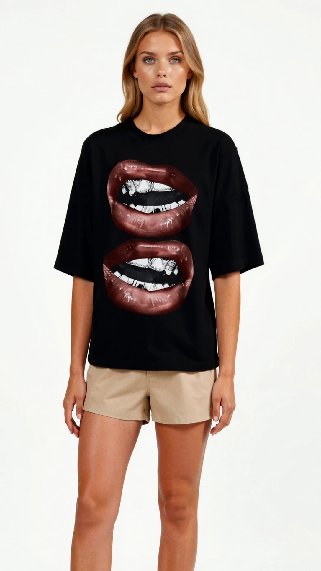 Natalia Oversized Graphic T-Shirt - Nextleian