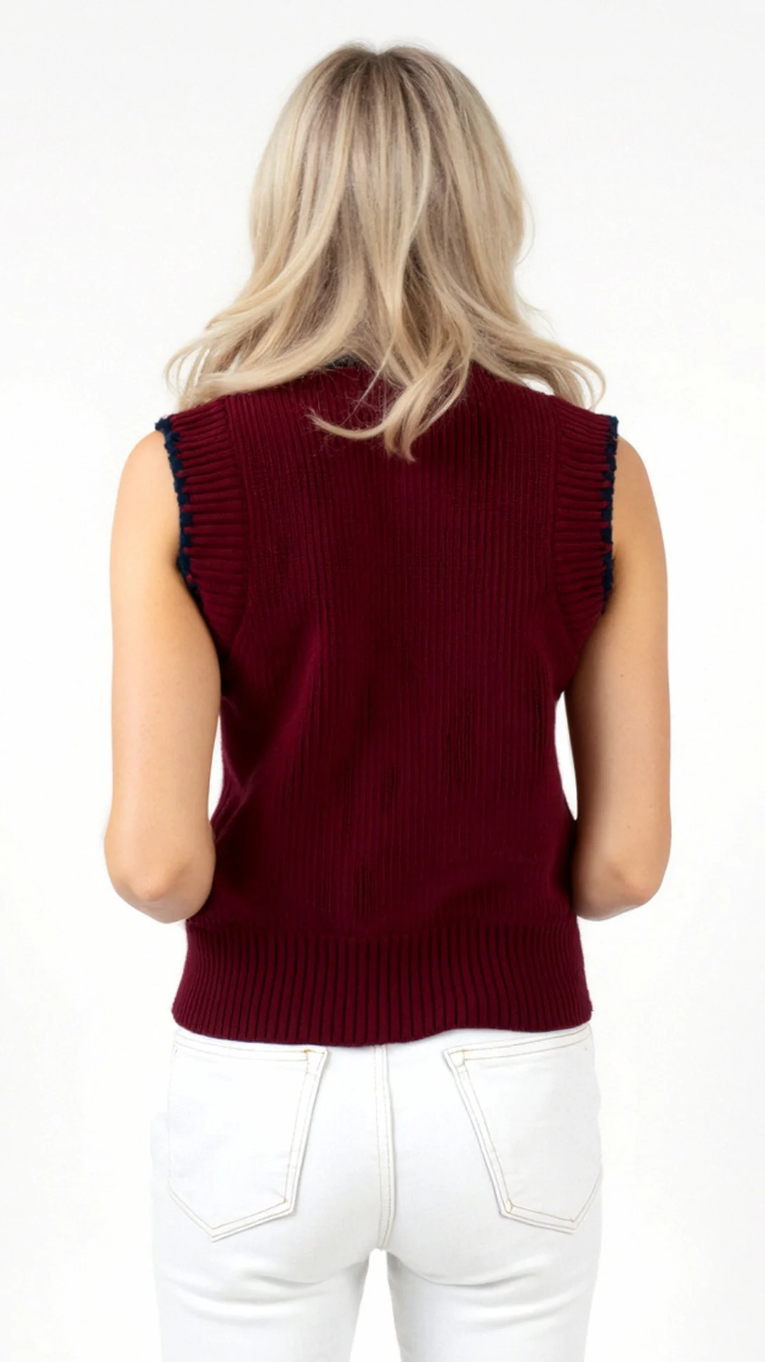 Blair Knitted Sweater Vest - Nextleian