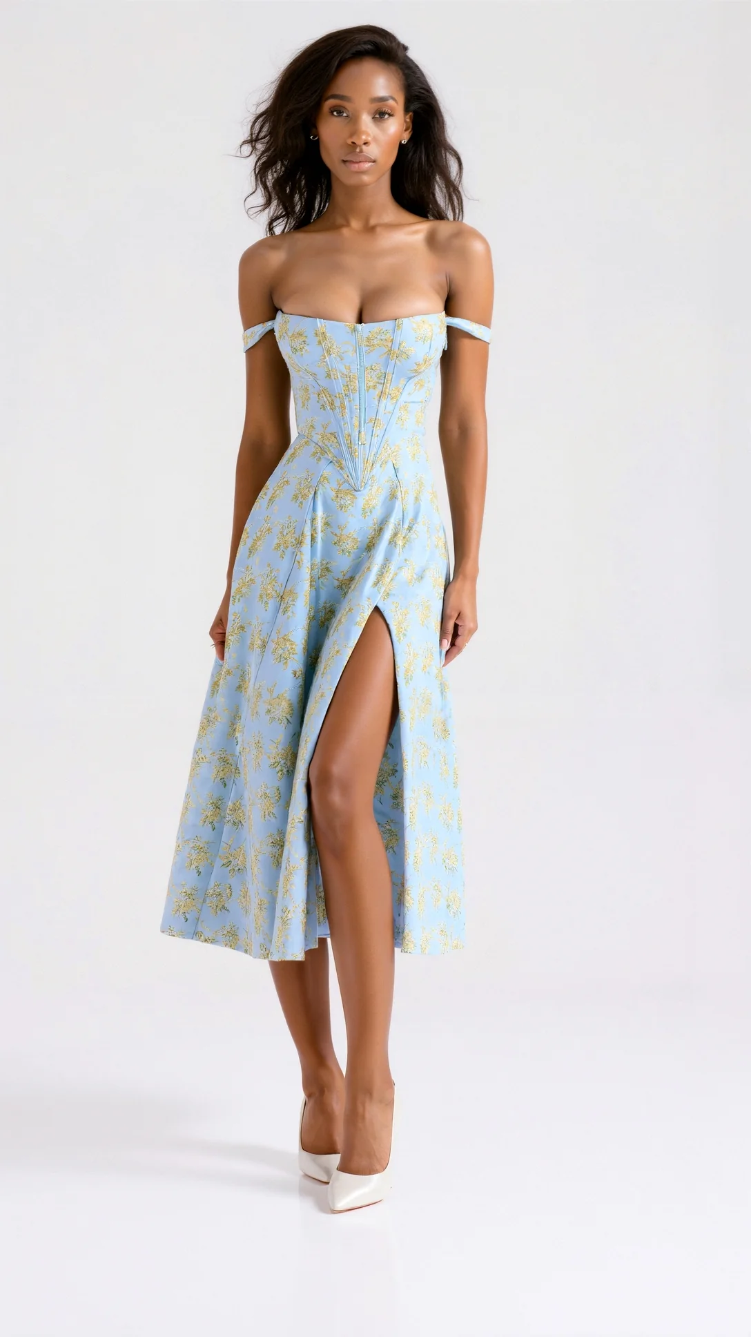 Dahlia Midi Dress - Nextleian