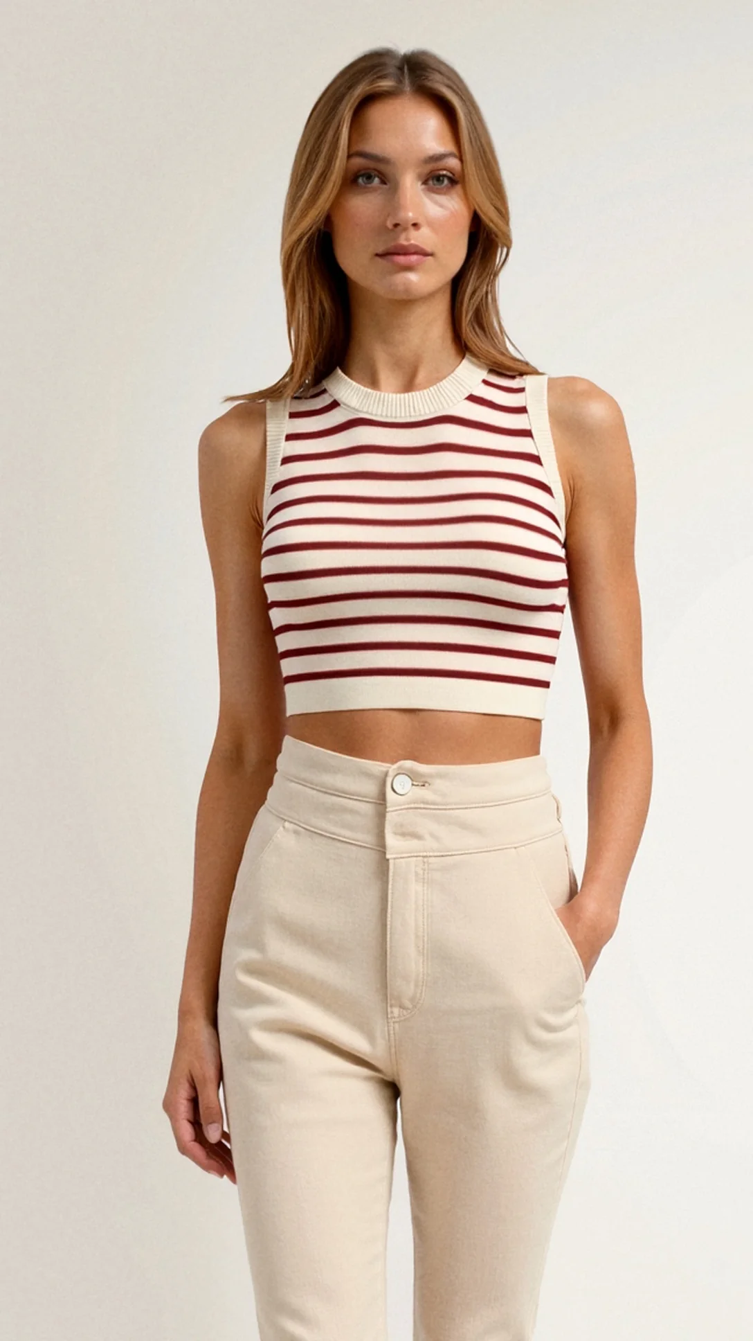 Heloise Striped Tank Top - Nextleian
