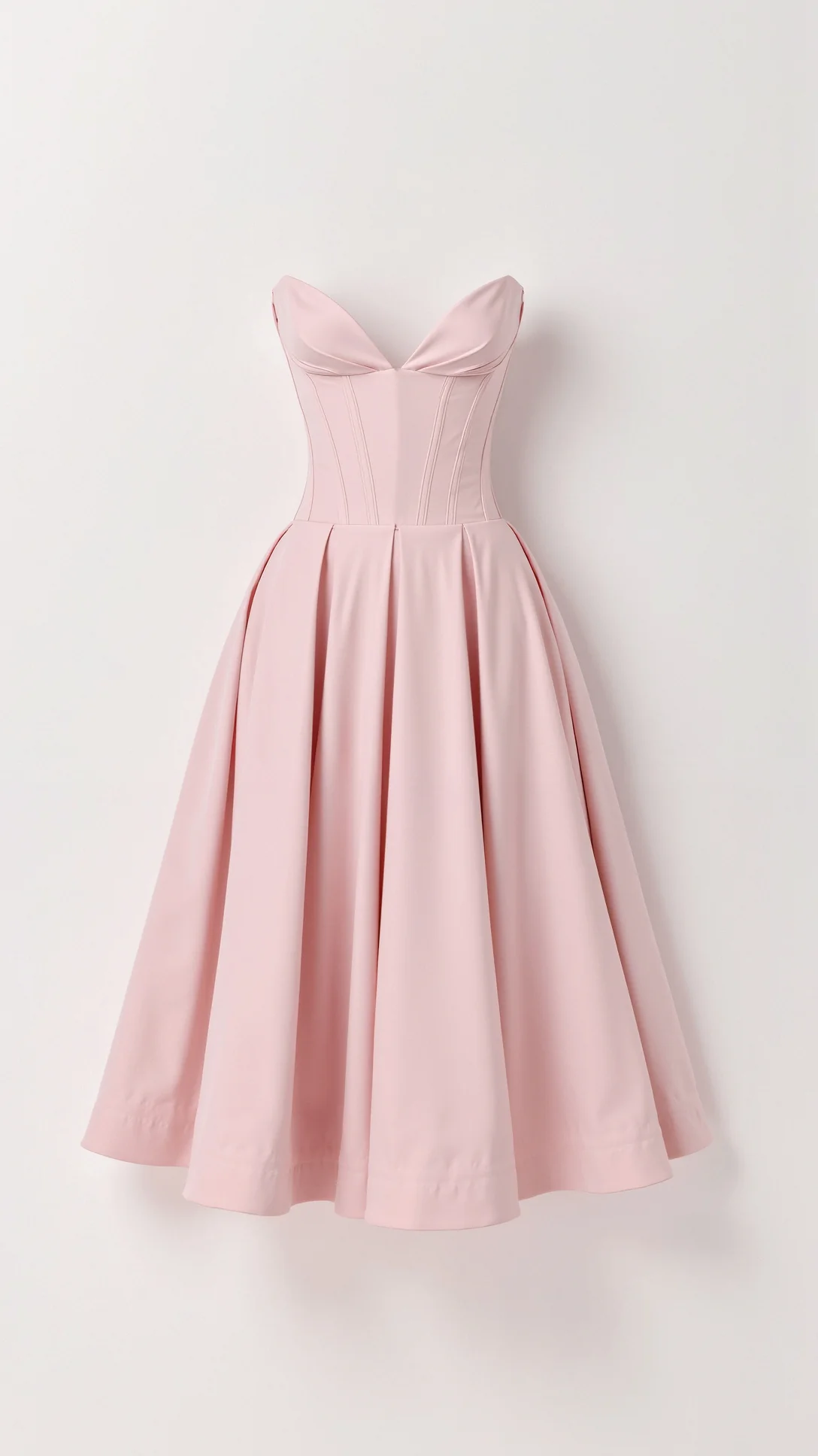 Celestia Strapless Midi Dress - Nextleian