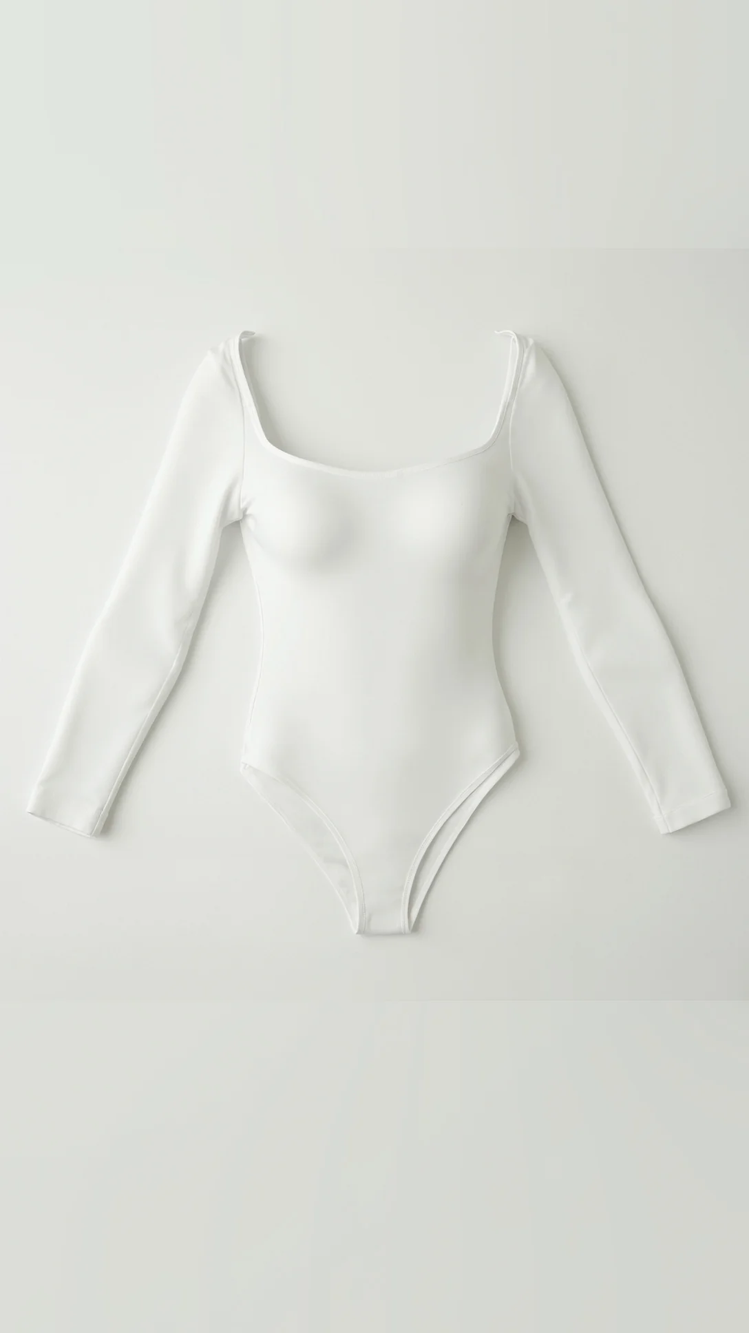 Seamless Long Sleeve Thong Bodysuit - Nextleian