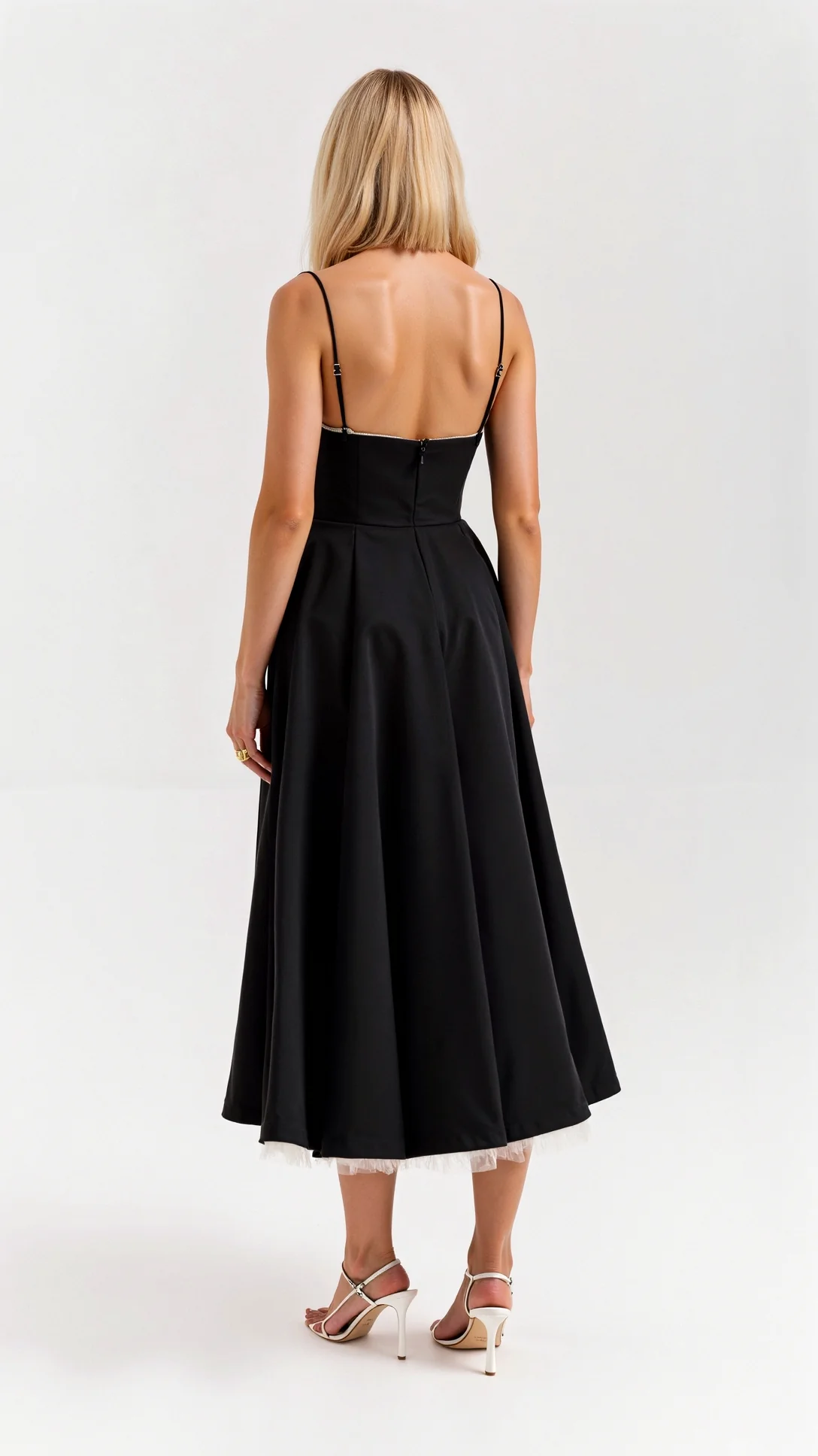 Isolde Tulle Midi Dress - Nextleian