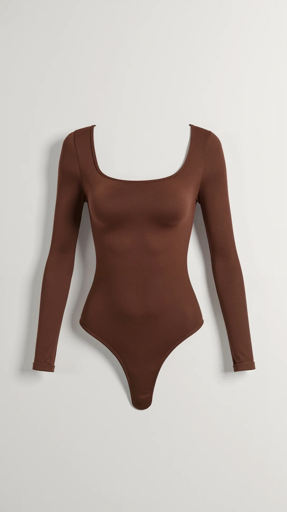 Long Sleeve Thong Bodysuit - Nextleian