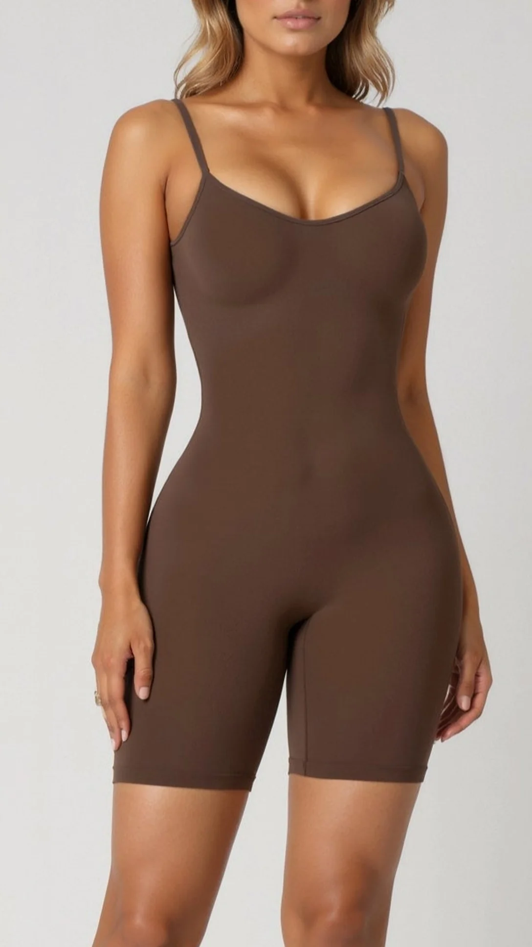 Core Sculpting Mid Thigh Bodysuit - Nextleian