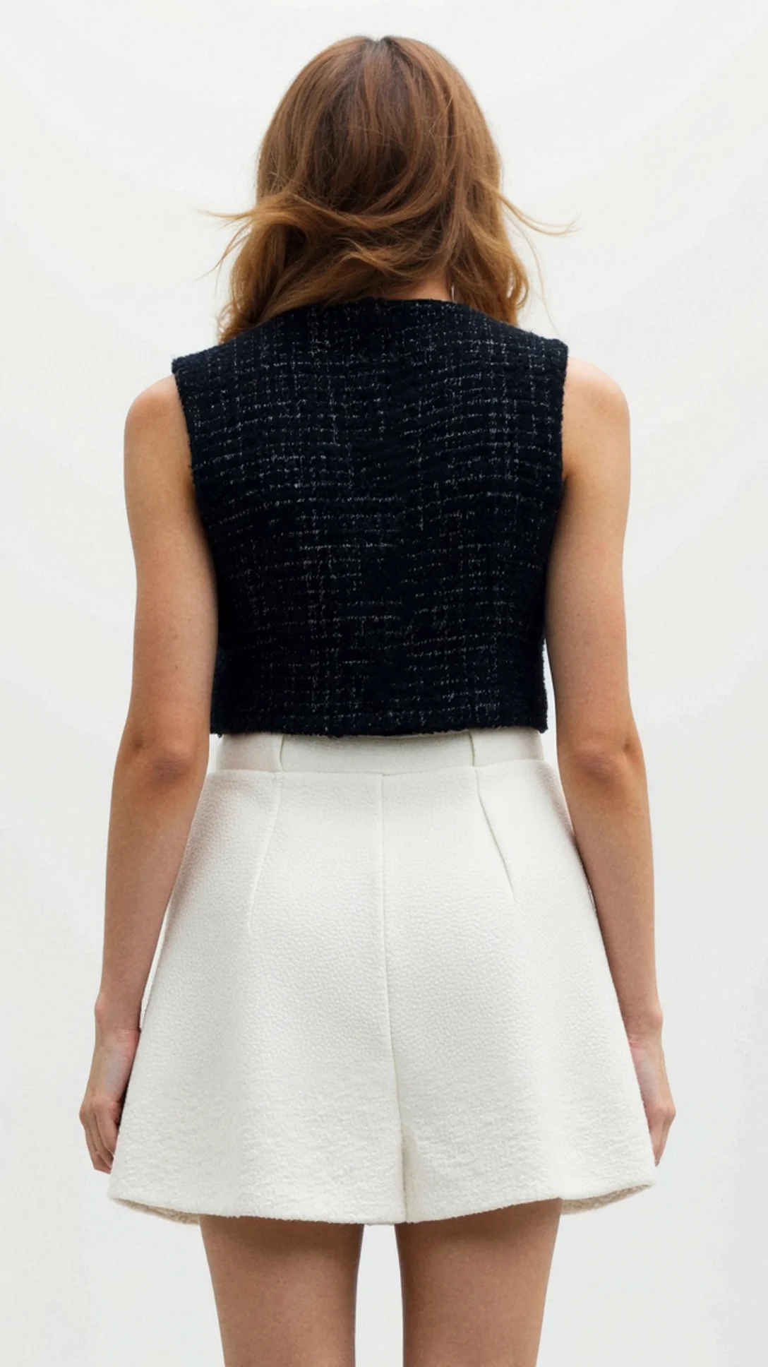 Kyrenia Cropped Waistcoat - Nextleian
