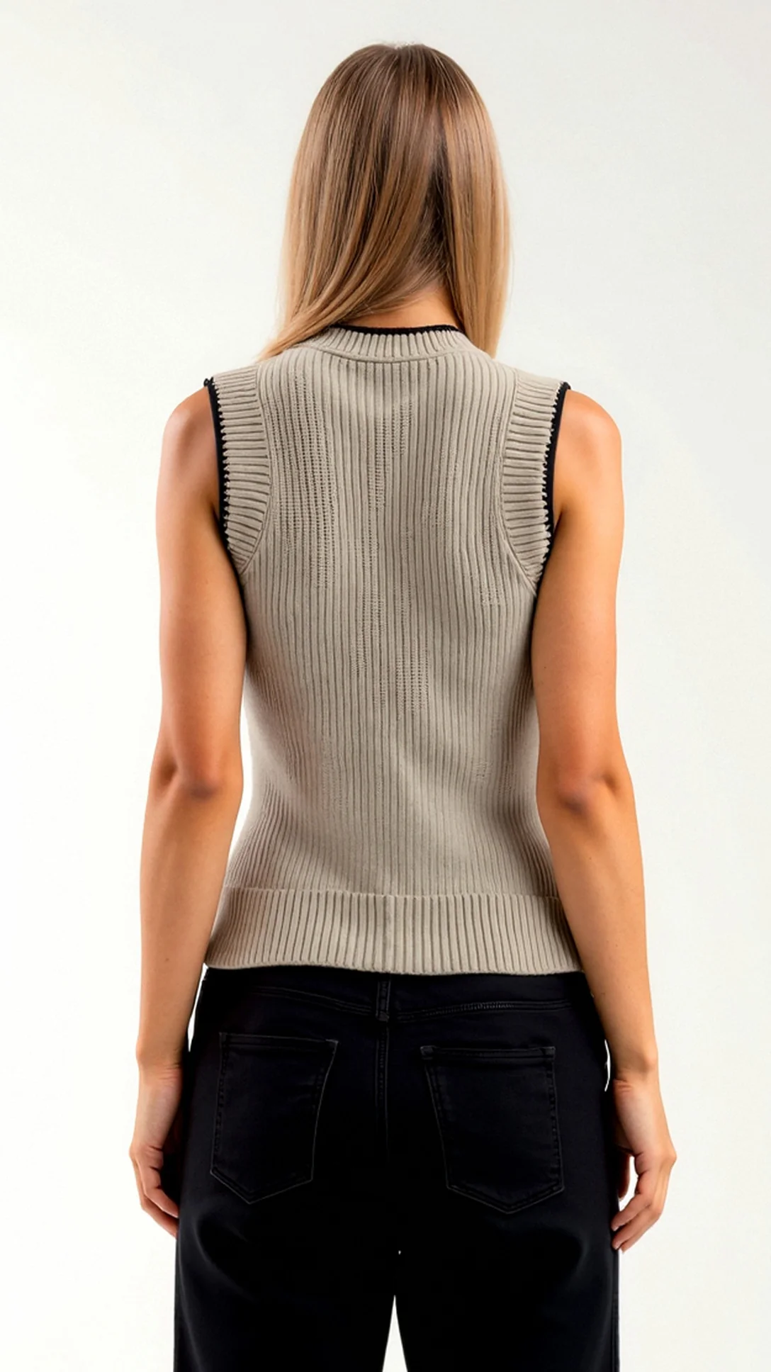 Blair Knitted Sweater Vest - Nextleian